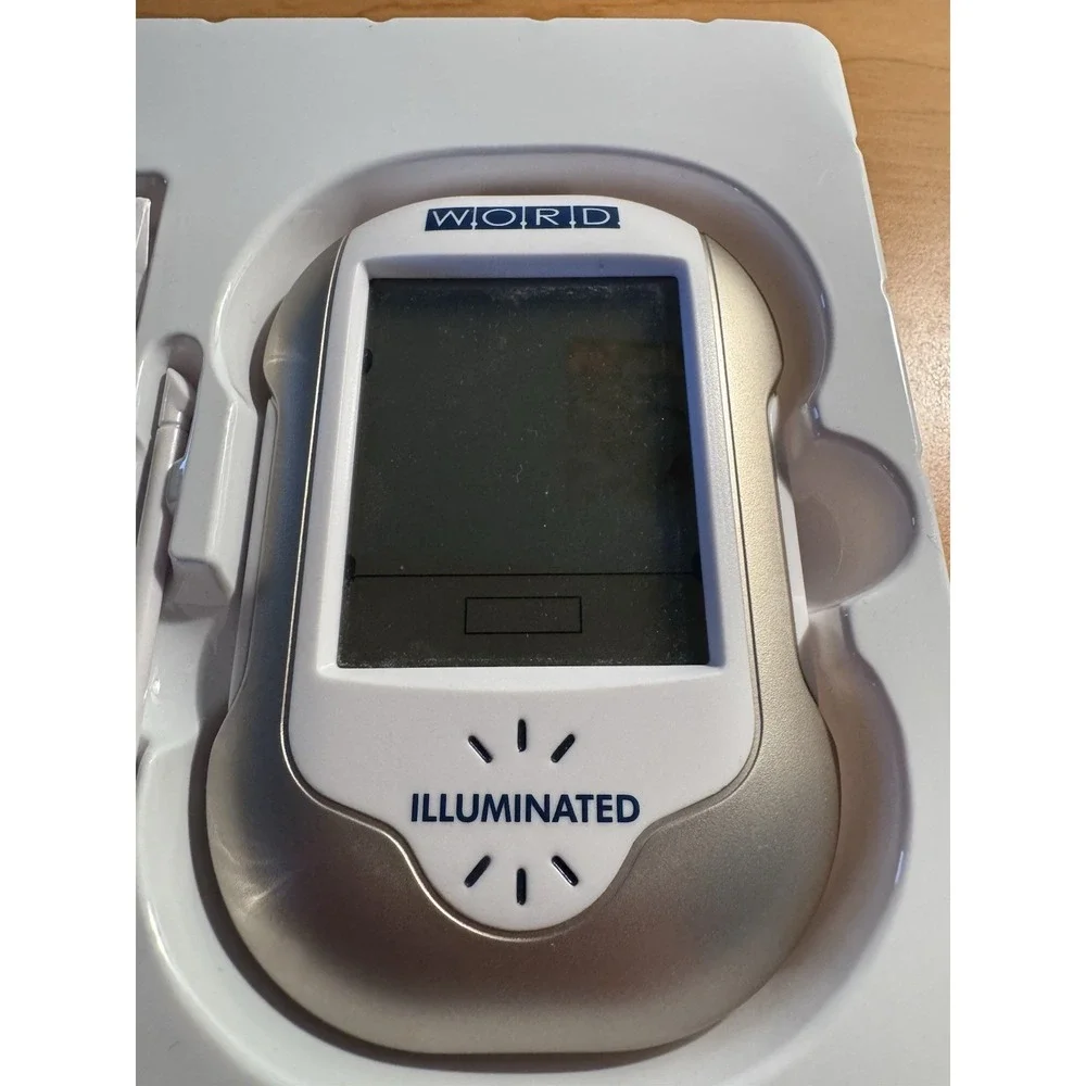 Illuminated Word Search The Ultimate Word Game Handheld TESTED Complete